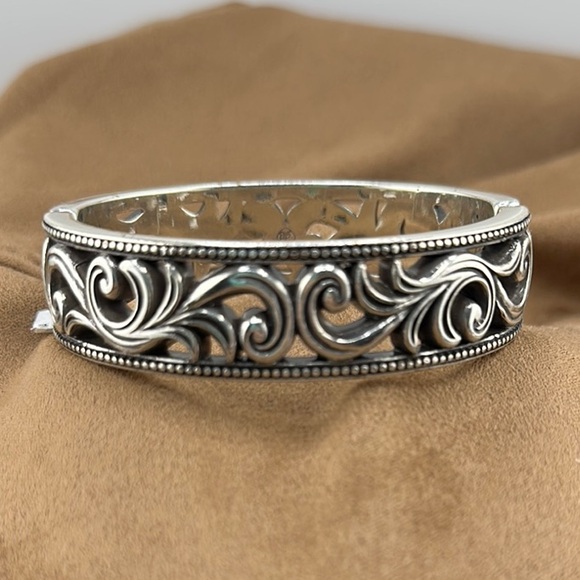 Brighton Jewelry - Brighton Hinged Filigree Bracelet